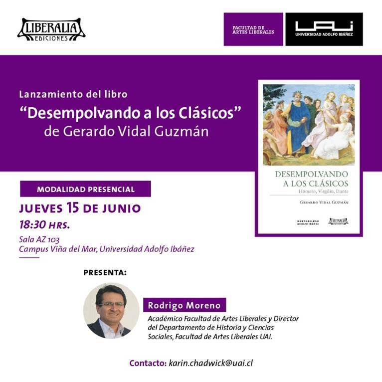 Distrito V21 invita al lanzamiento del libro “Desempolvando a los Clásicos”