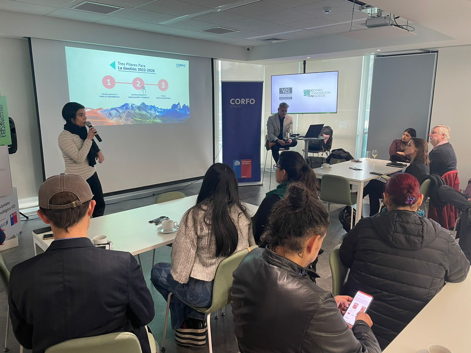 Corfo impulsa la desarrollo tecnológico en el Distrito V21