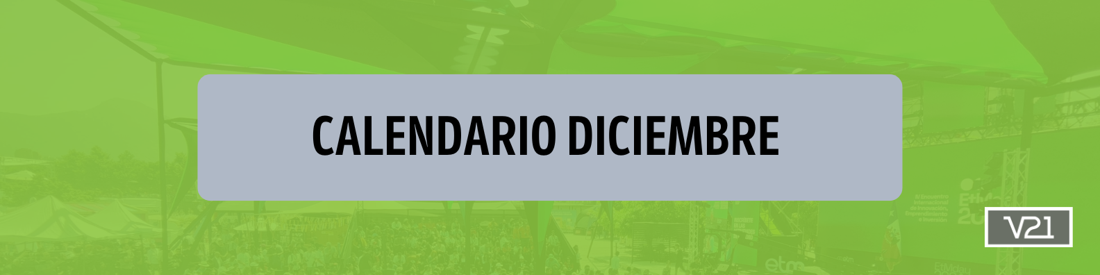 Calendario mes de diciembre