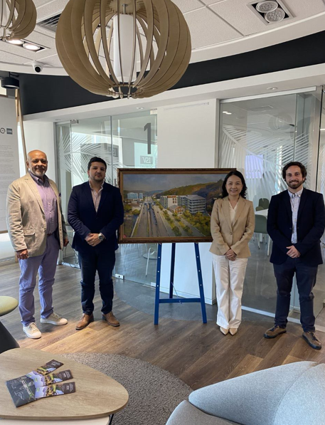 Visita ilustre al Distrito de Innovación V21: Embajadora de Taiwan